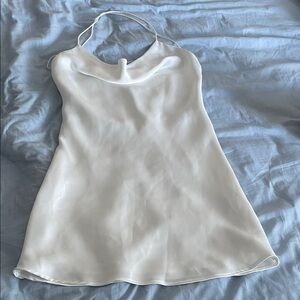 Zara White Halter Top